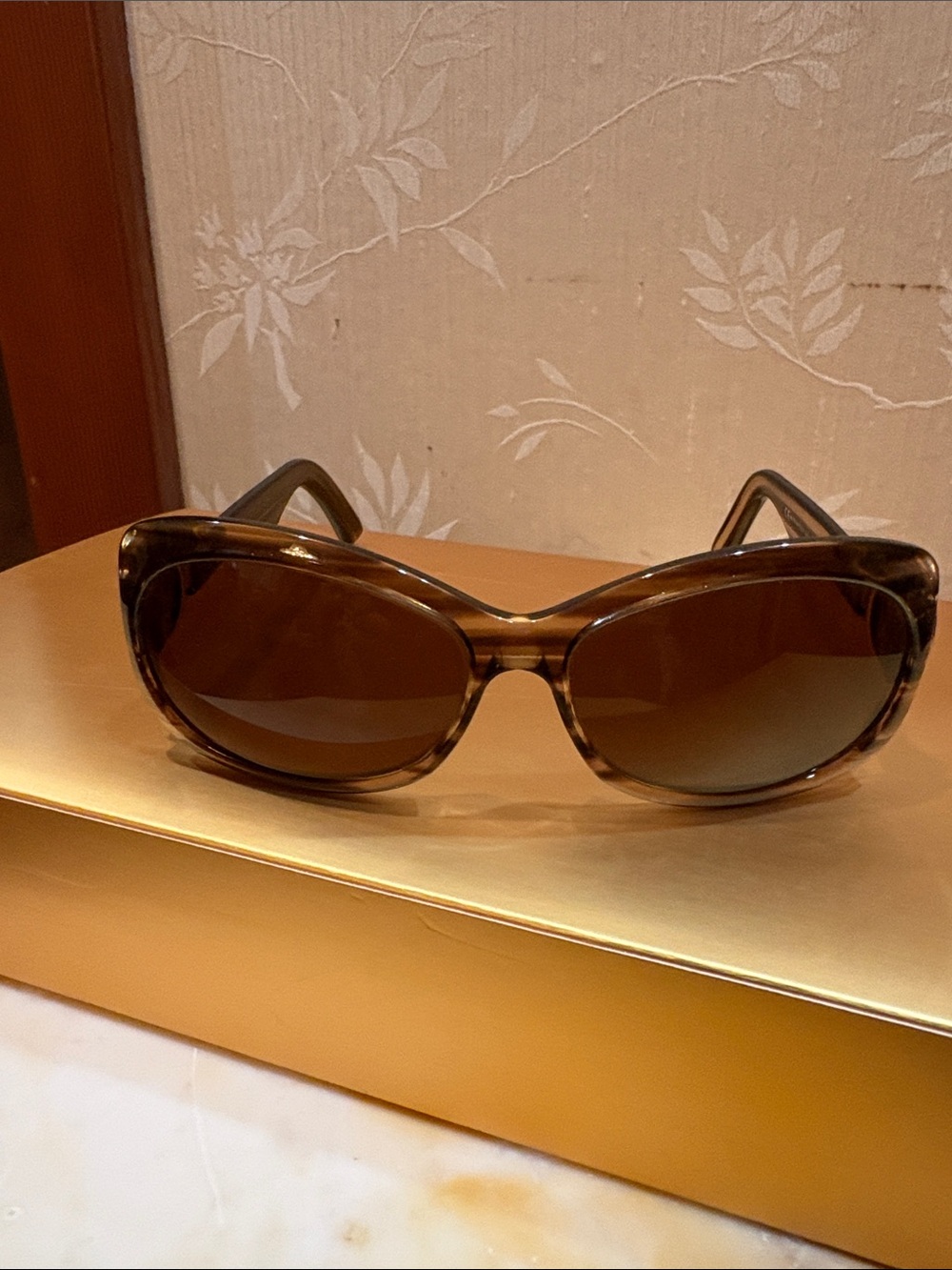 Gucci Tortoise Shell Glitter  Eyeglass Frames -2983/S